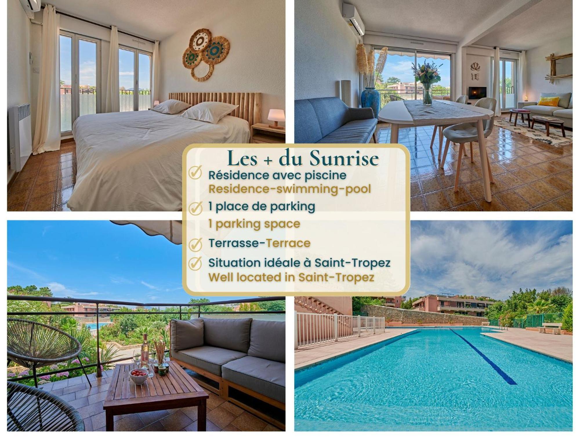 Appartement Sunrise -Swimming-Pool-Saint-Tropez Center-Parking Extérieur photo